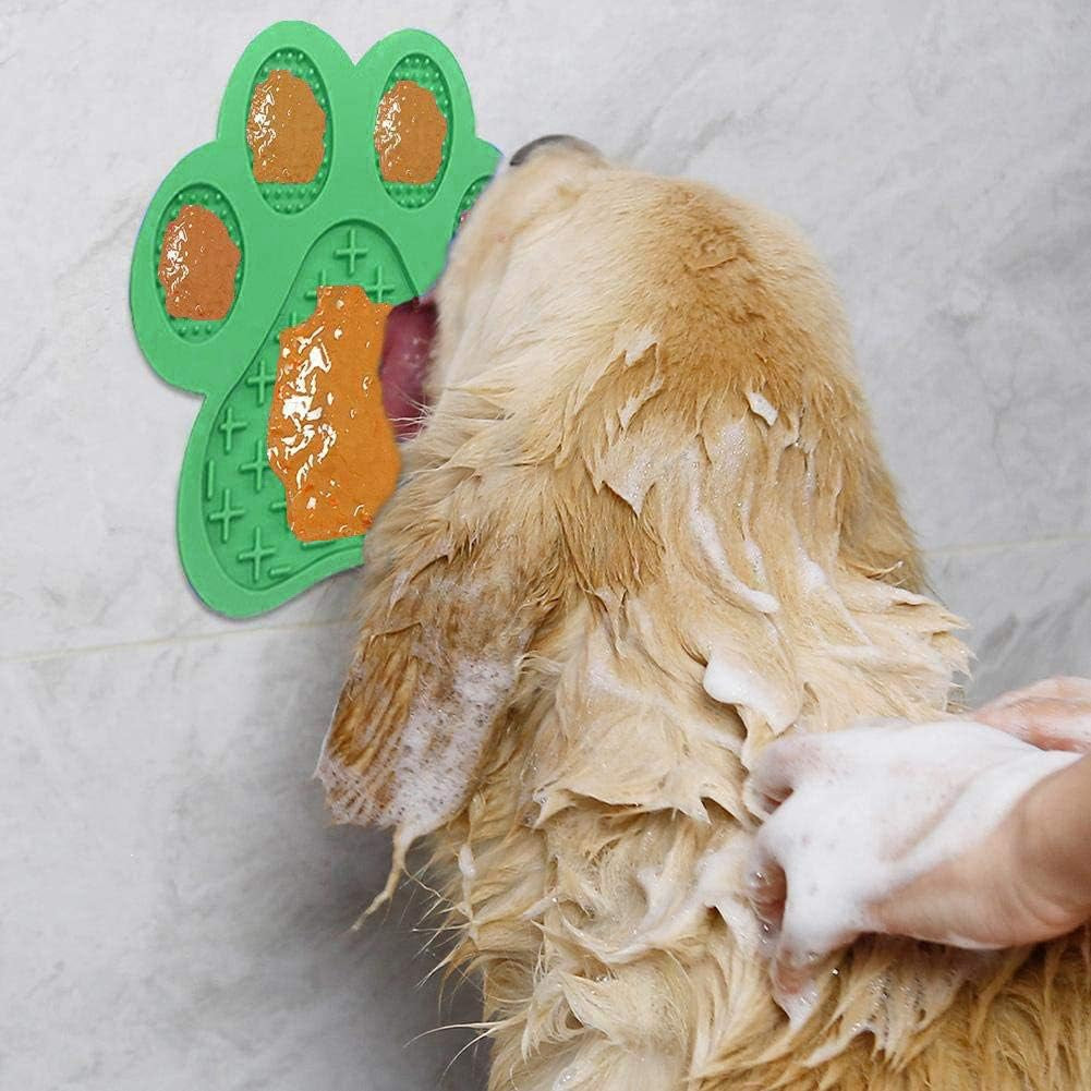 Dog Lick Mat – Anxiety Relief & Slow Feeder Pad (Green)
